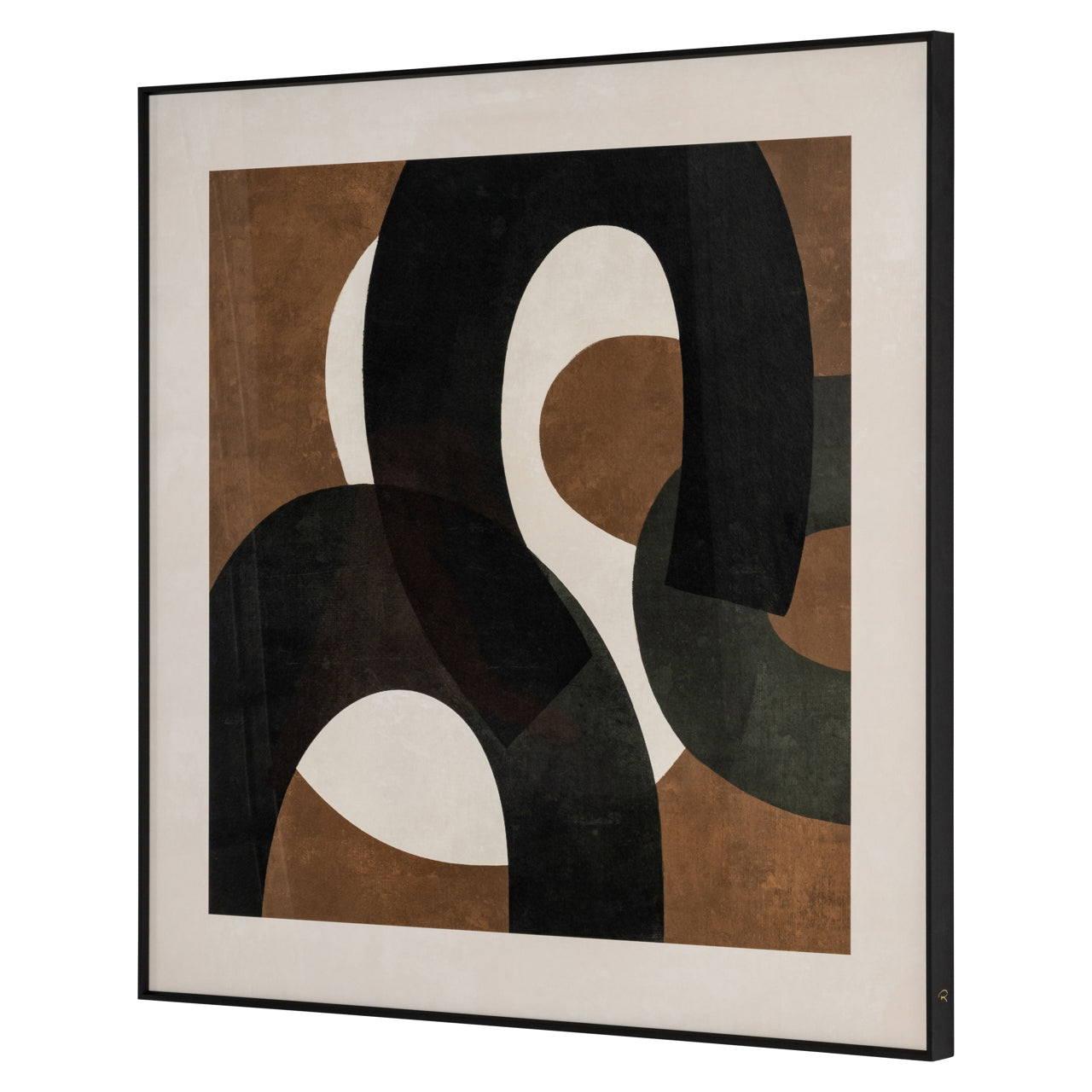 Wandkunst Euphoria brown left