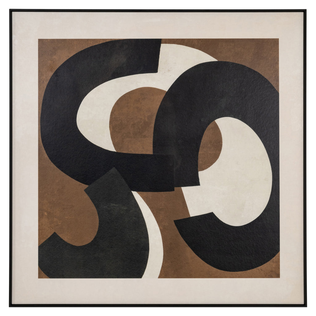 Wandkunst Euphoria brown right