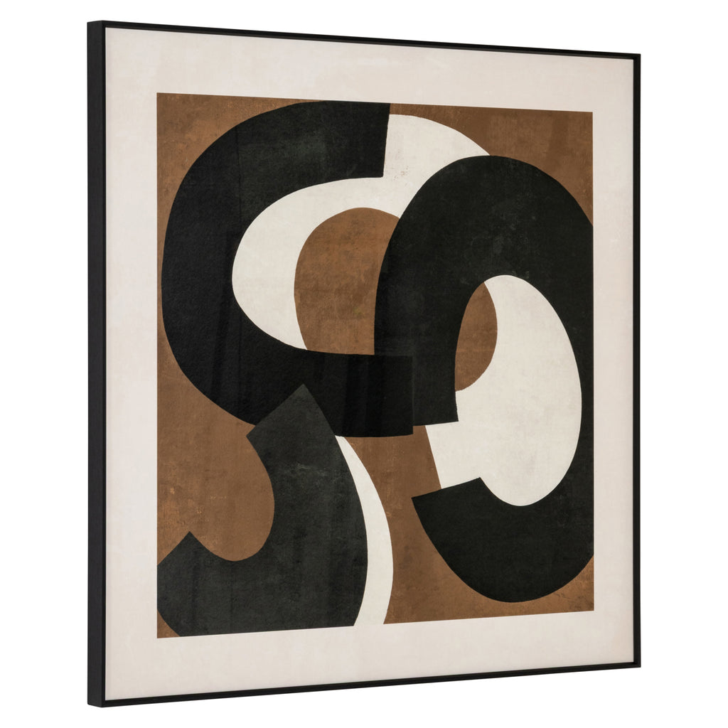 Wandkunst Euphoria brown right