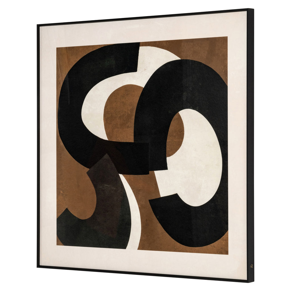 Wandkunst Euphoria brown right