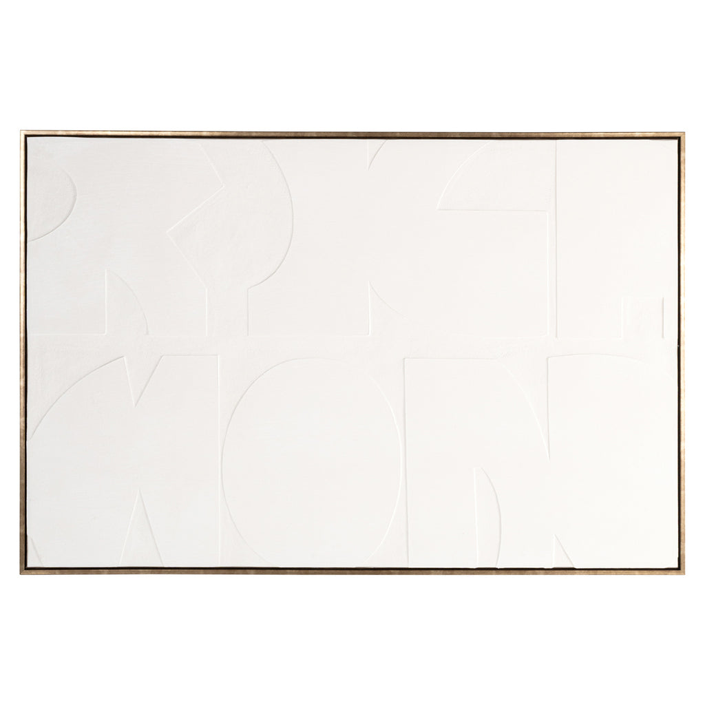 Wandkunst Decadence white