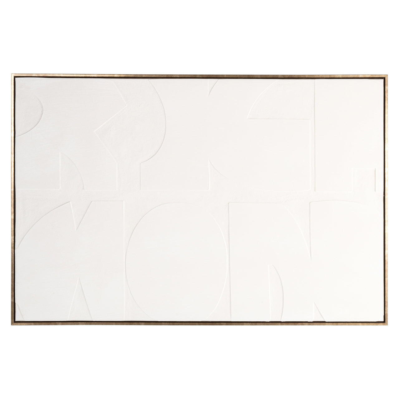 Wandkunst Decadence white