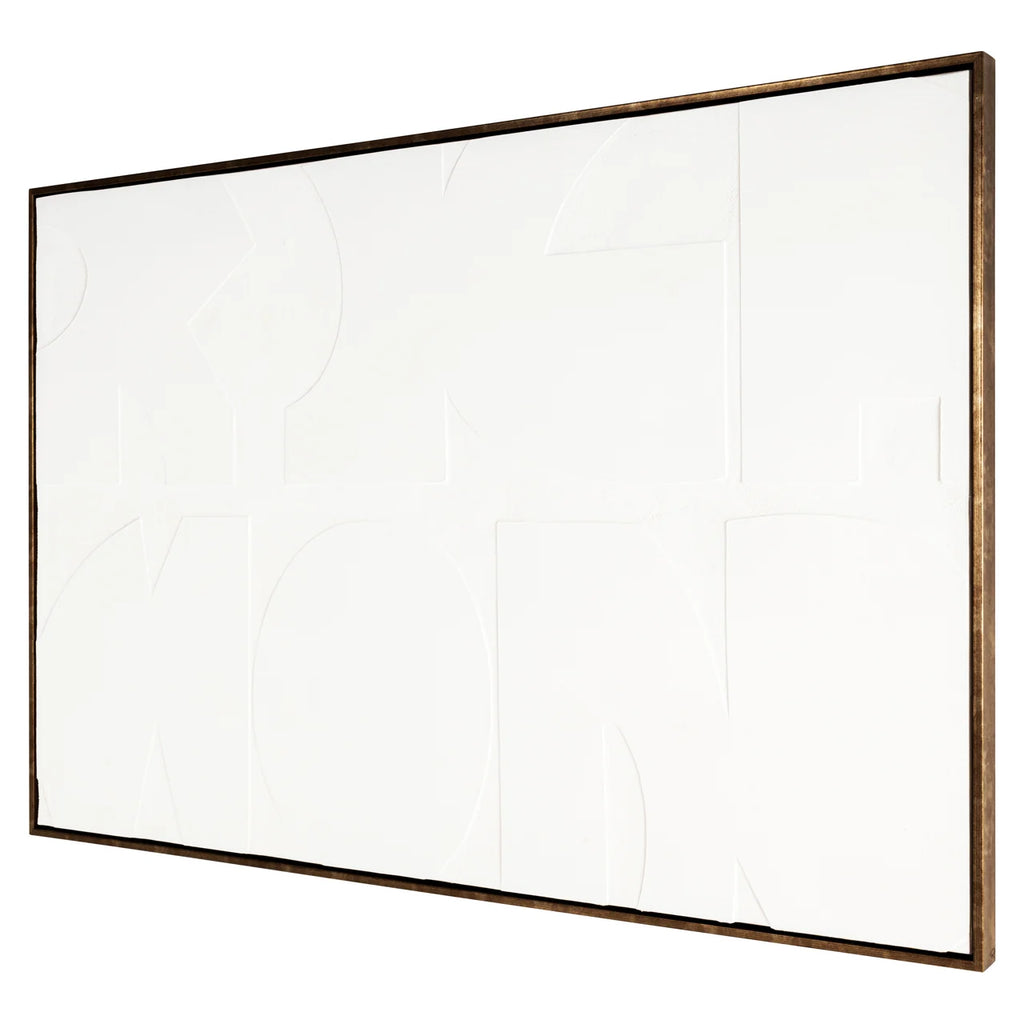 Wandkunst Decadence white