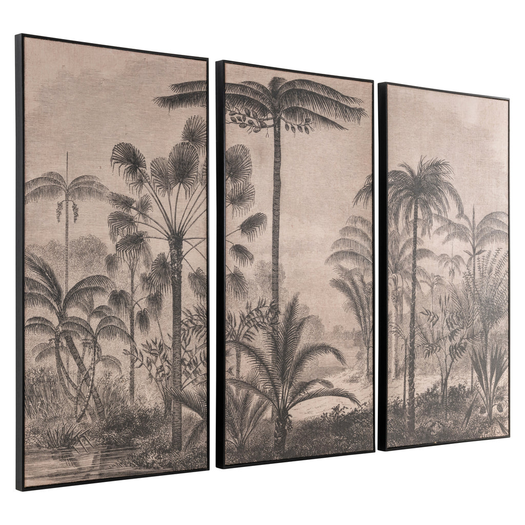 Wandkunst Rhapsody brown (Set of 3)