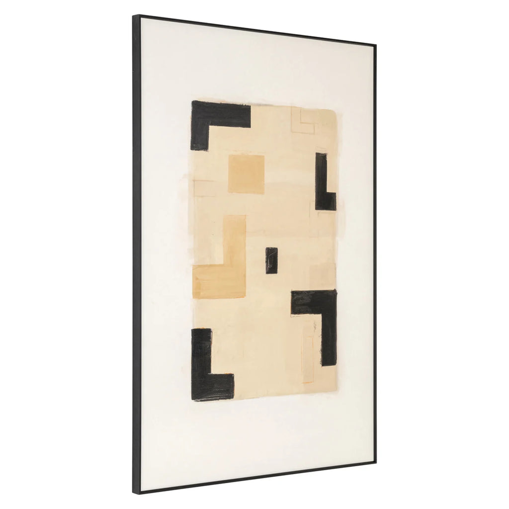 Wandkunst Vortex beige left