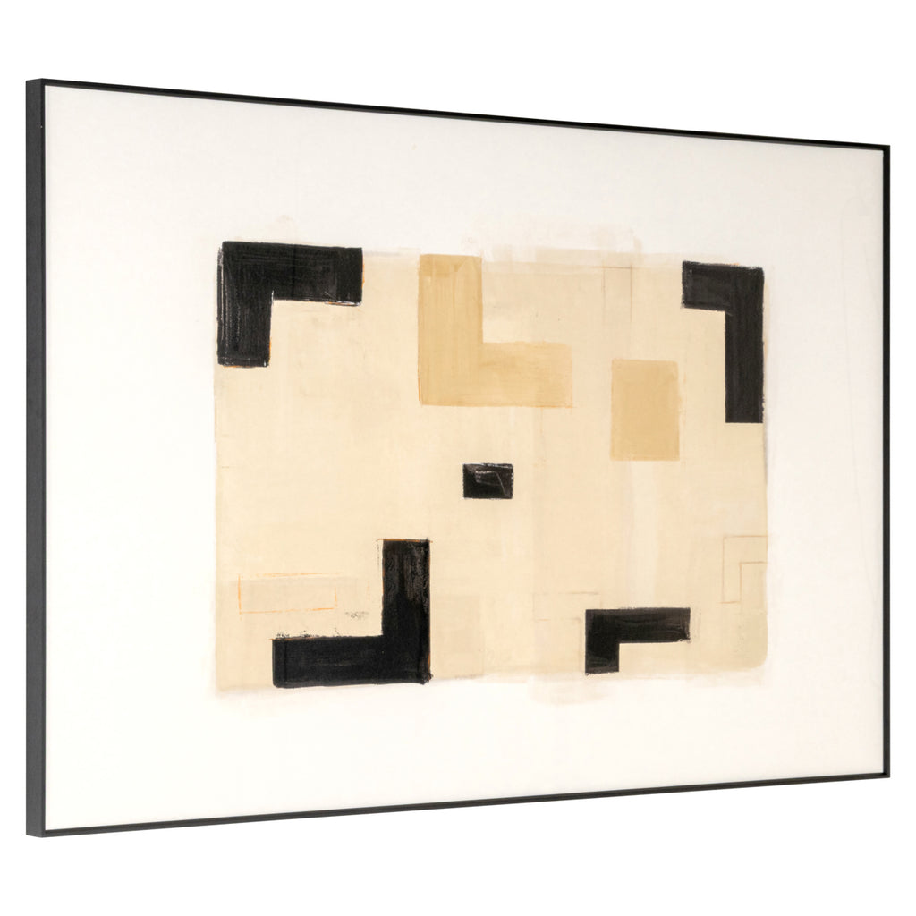 Wandkunst Vortex beige left