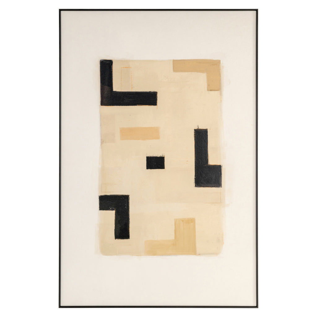 Wandkunst Vortex beige right