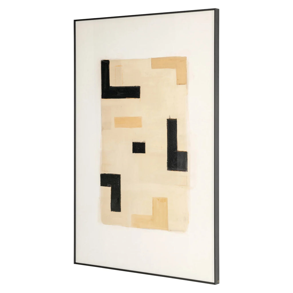 Wandkunst Vortex beige right