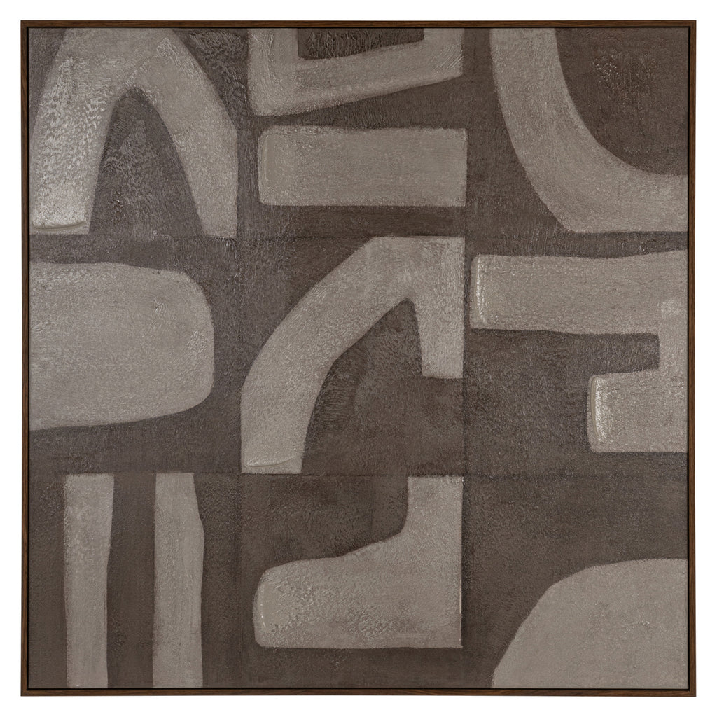 Wandkunst Zenith sand left