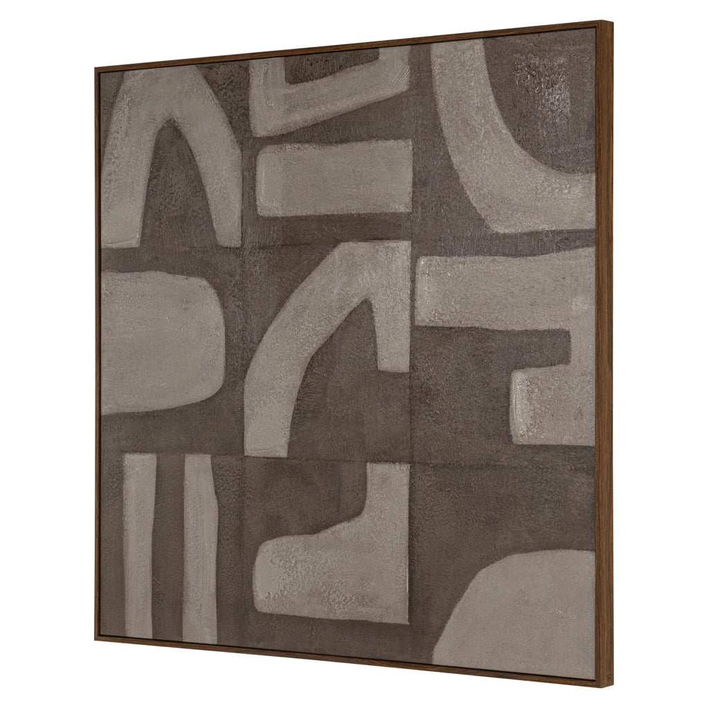 Wandkunst Zenith sand left