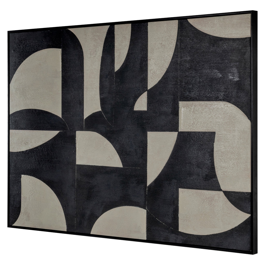 Wandkunst Splendor black