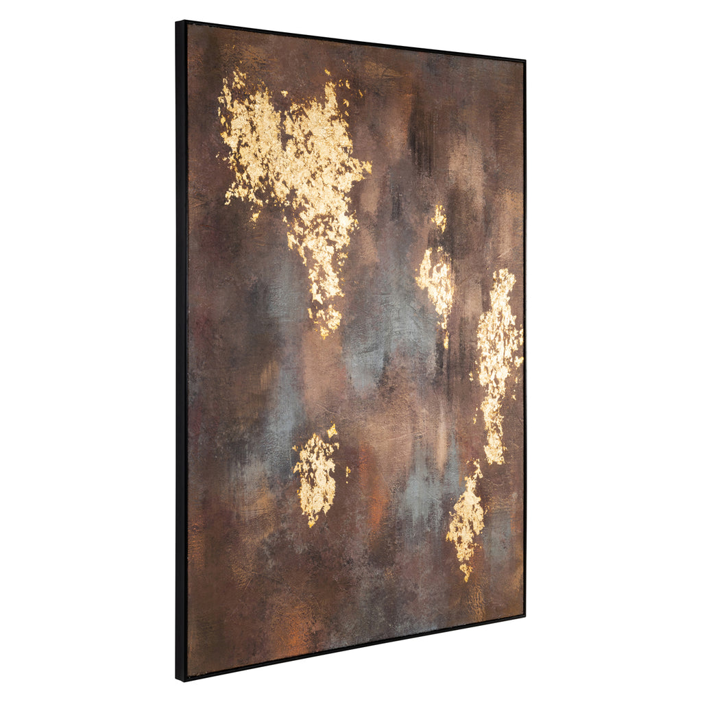 Wandkunst Golden gleam gold