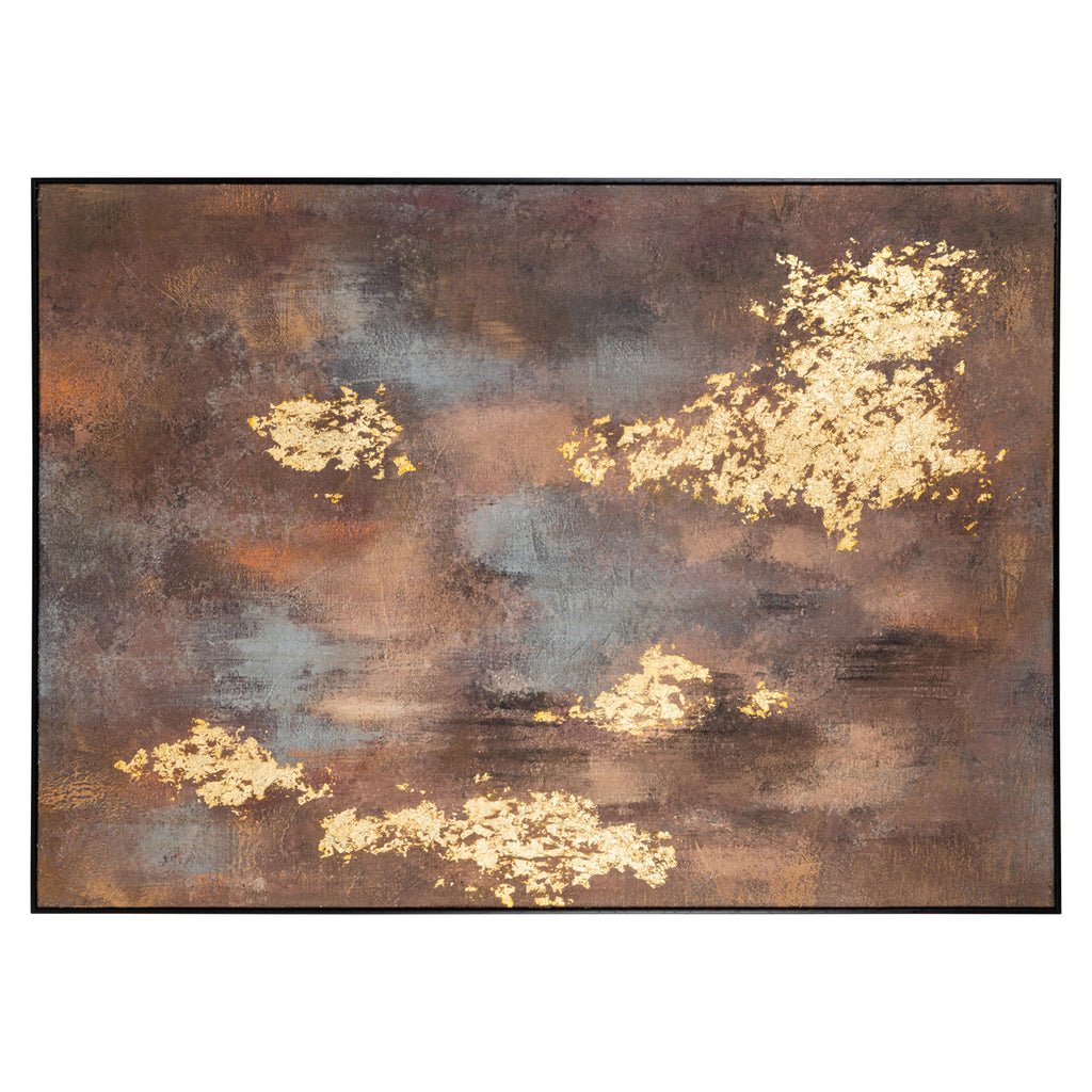 Wandkunst Golden gleam gold