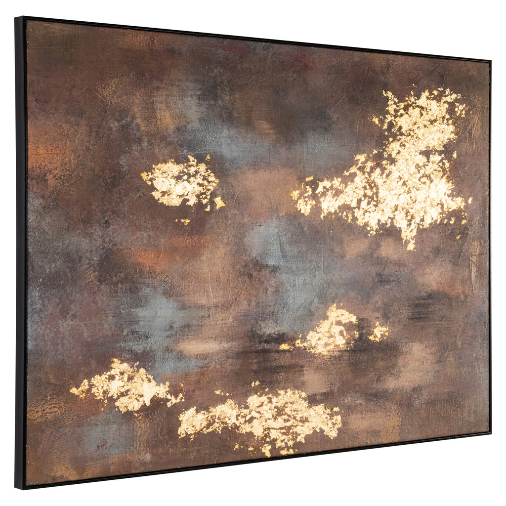 Wandkunst Golden gleam gold