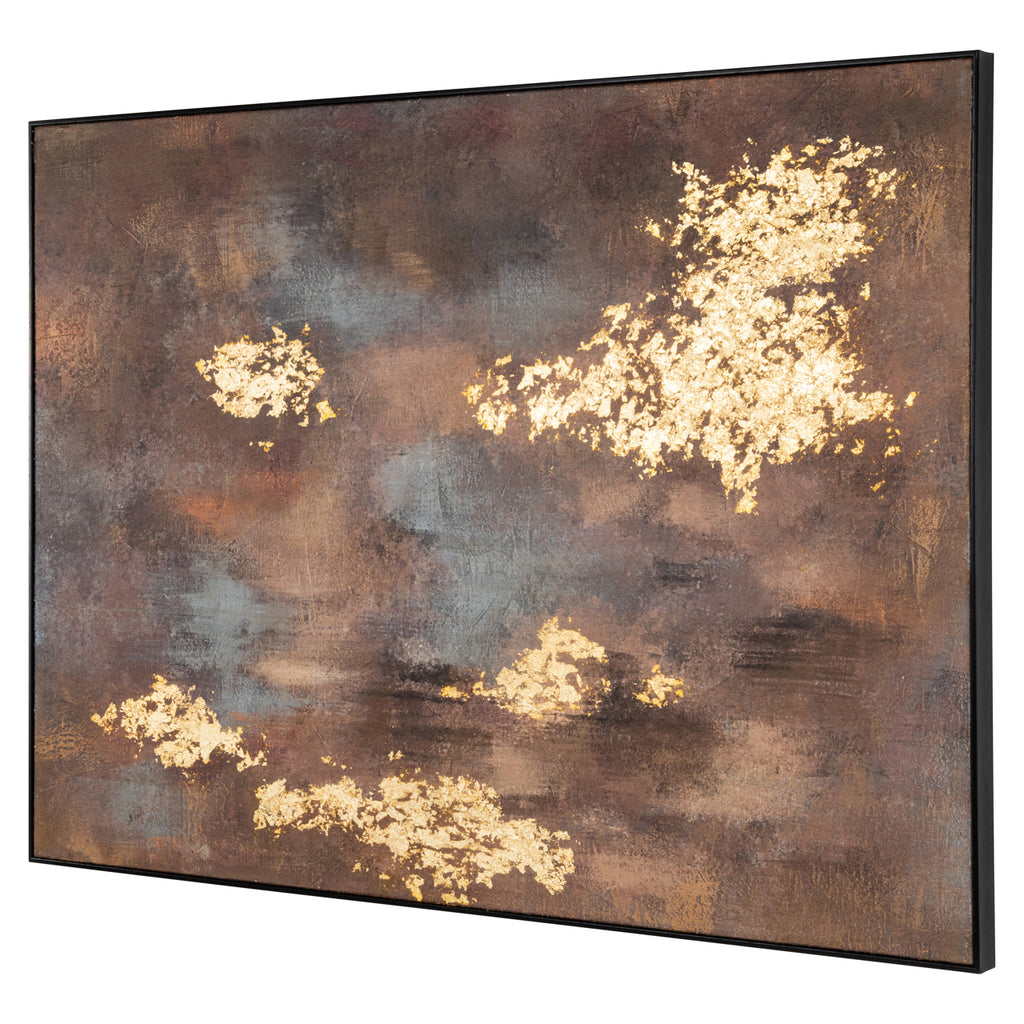 Wandkunst Golden gleam gold