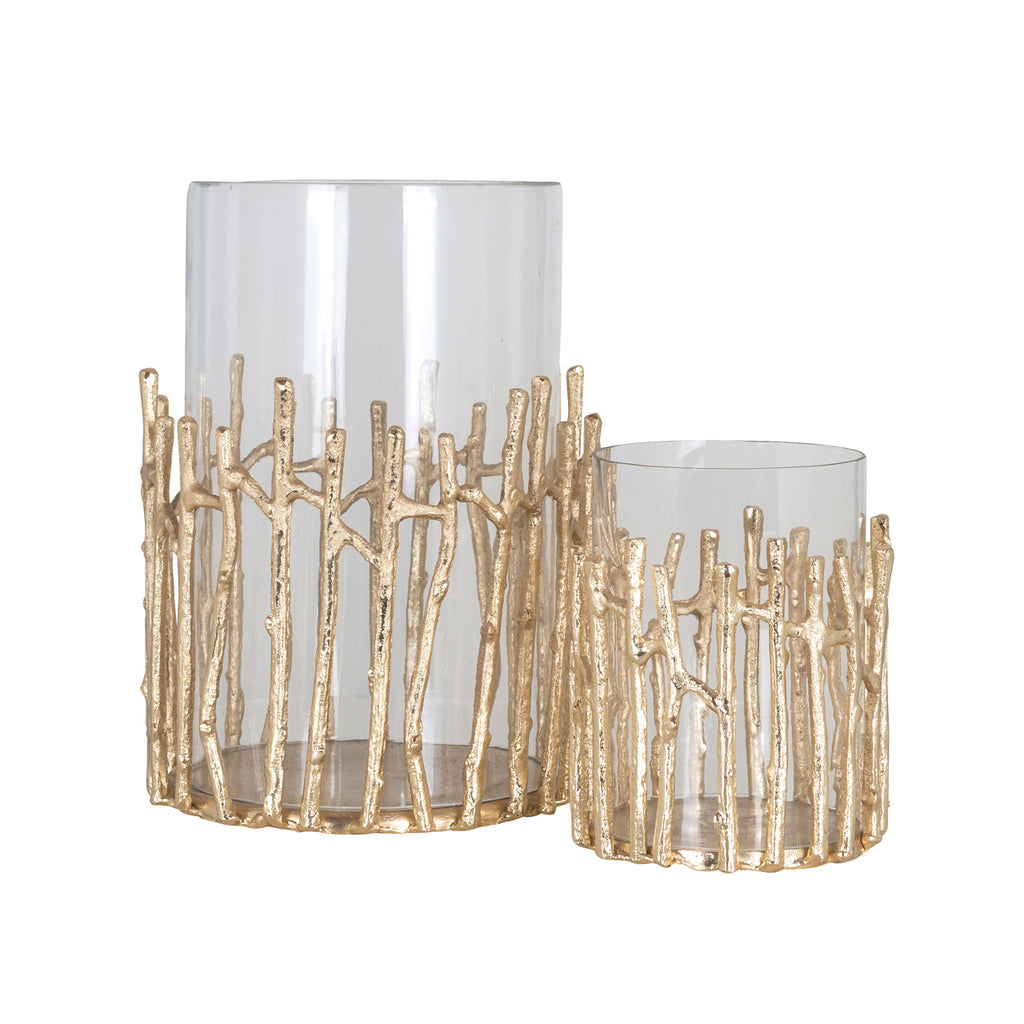Windlicht Loretta gold small