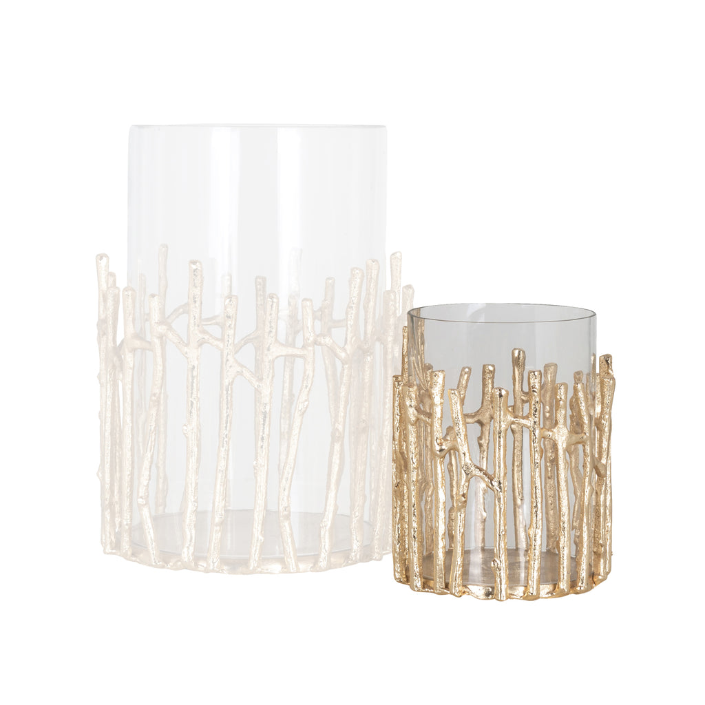 Windlicht Loretta gold small