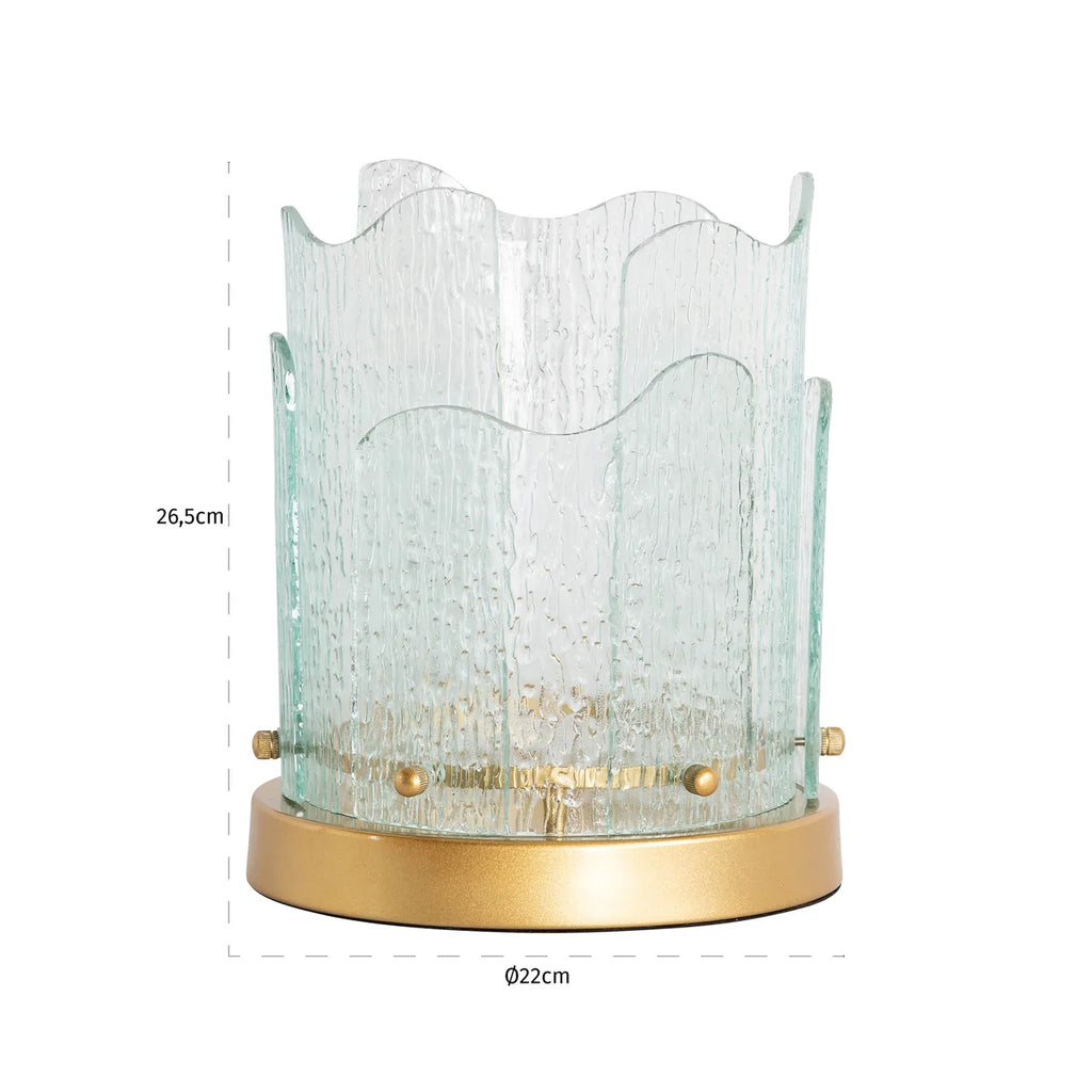 Windlicht Danila gold small