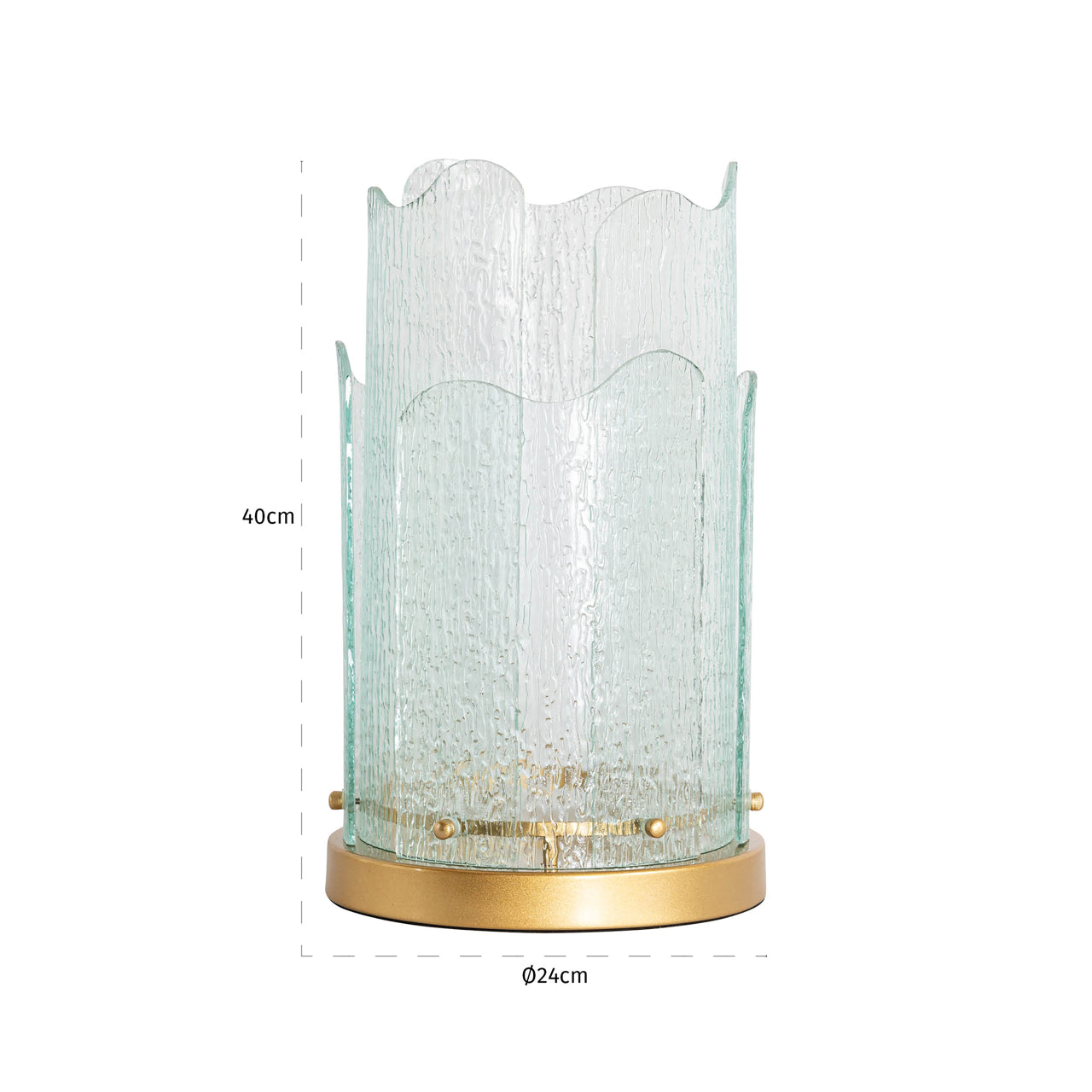 Windlicht Danila gold large