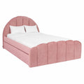 Bett Pixie rosewood jewel 120x200 with pull-out bed