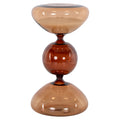 Dekoratives Objekt Elba brown hourglass small