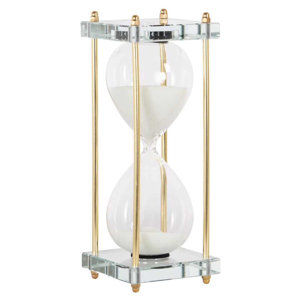 Dekoratives Objekt Gigi gold hourglass