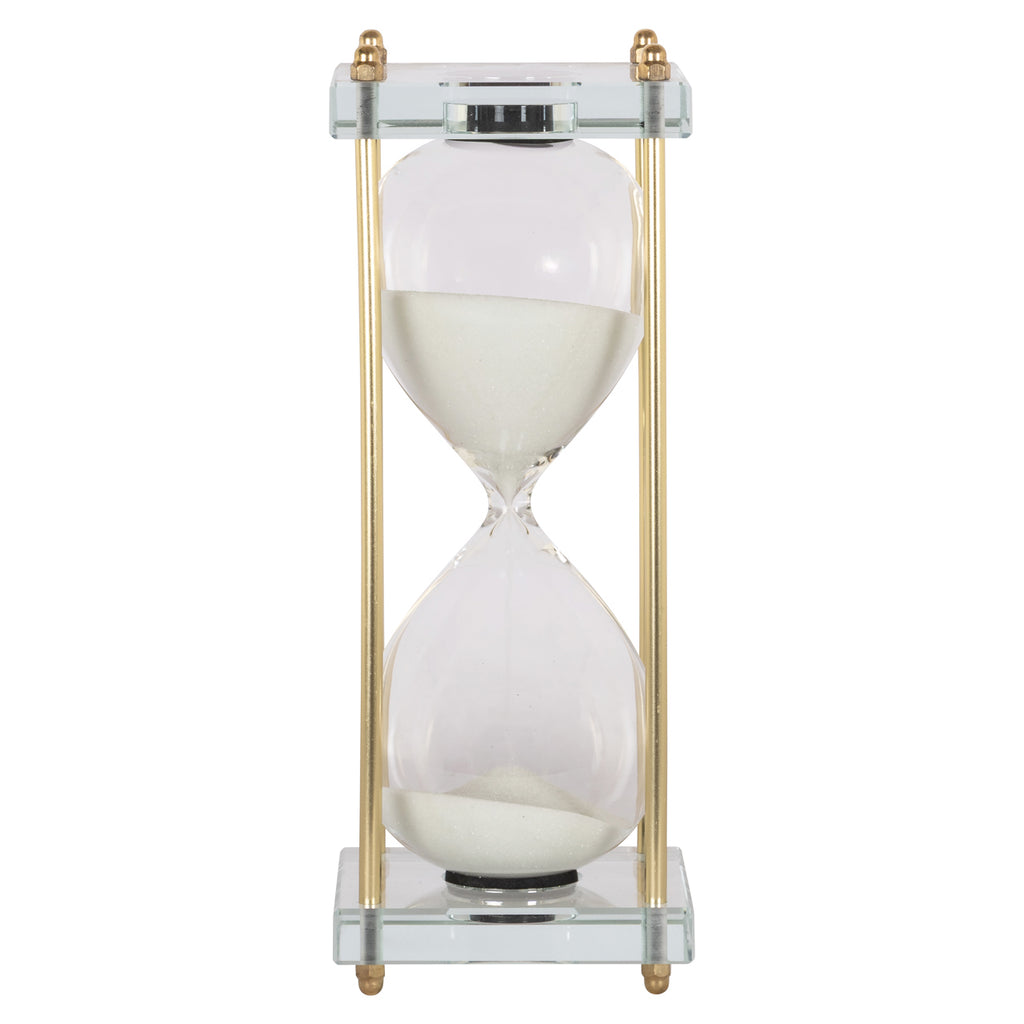 Dekoratives Objekt Gigi gold hourglass