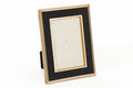 DARIN, Fotorahmen, Metall und Leder, 10x15