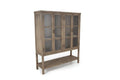 LIMA, Vitrine, 4 Türen, Antik Finish