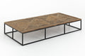 ARCHY, Couchtisch, Rectangular, Holz und Metall