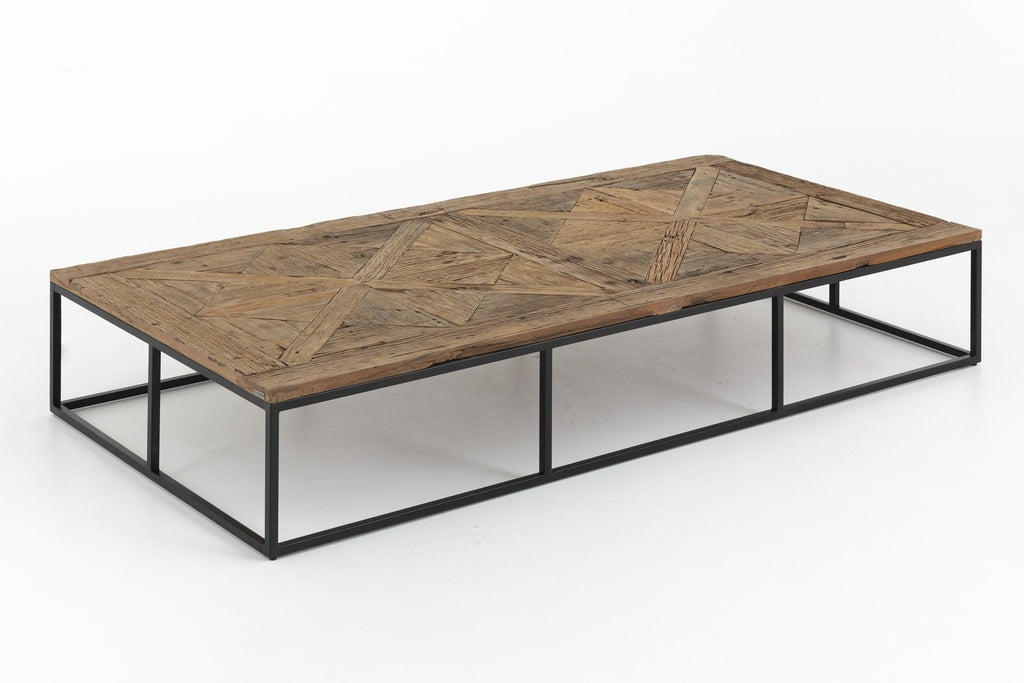 ARCHY, Couchtisch, Rectangular, Holz und Metall