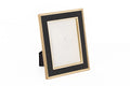 DARIN, Fotorahmen, Metall und Leder, 13x18